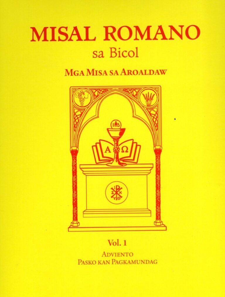 First Volume of Daily Roman Missal in Bicol to be Released Soon